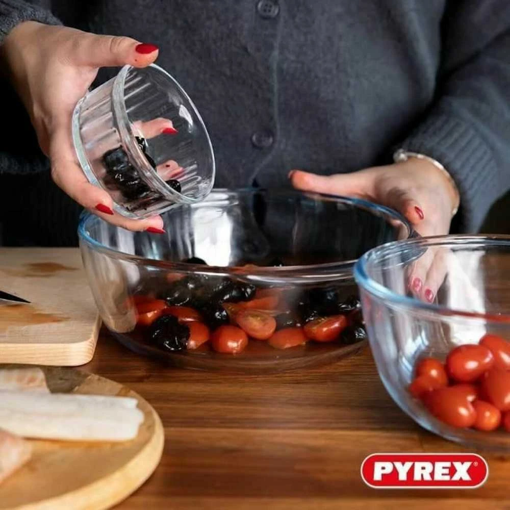 Pyrex Puodas su Pokrywką Permatomas Szkło (2,1 L)