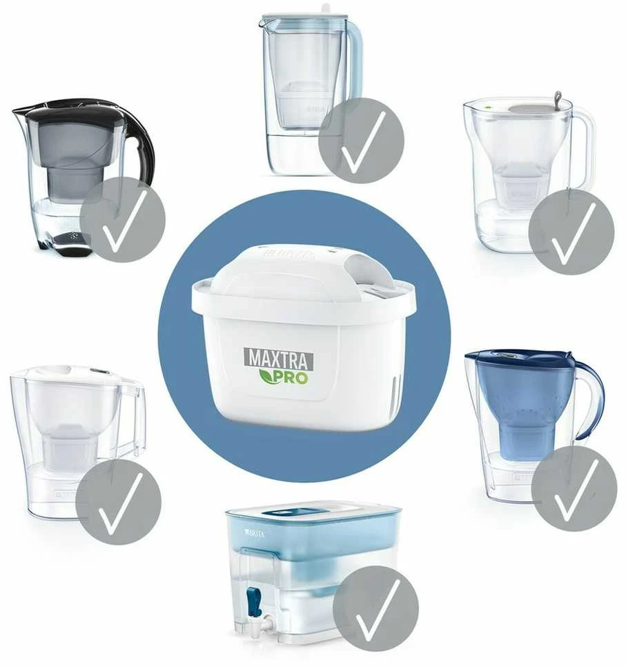 Vandens filtras - Brita Maxtra Pro Hard Vanduo Expert 2 vnt. Baltas