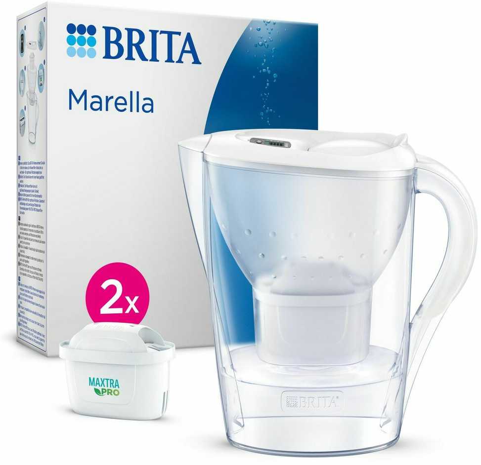 Vandens Filtras - BRITA Marella 2,4L Su 2 MAXTRA Filtrais Baltas