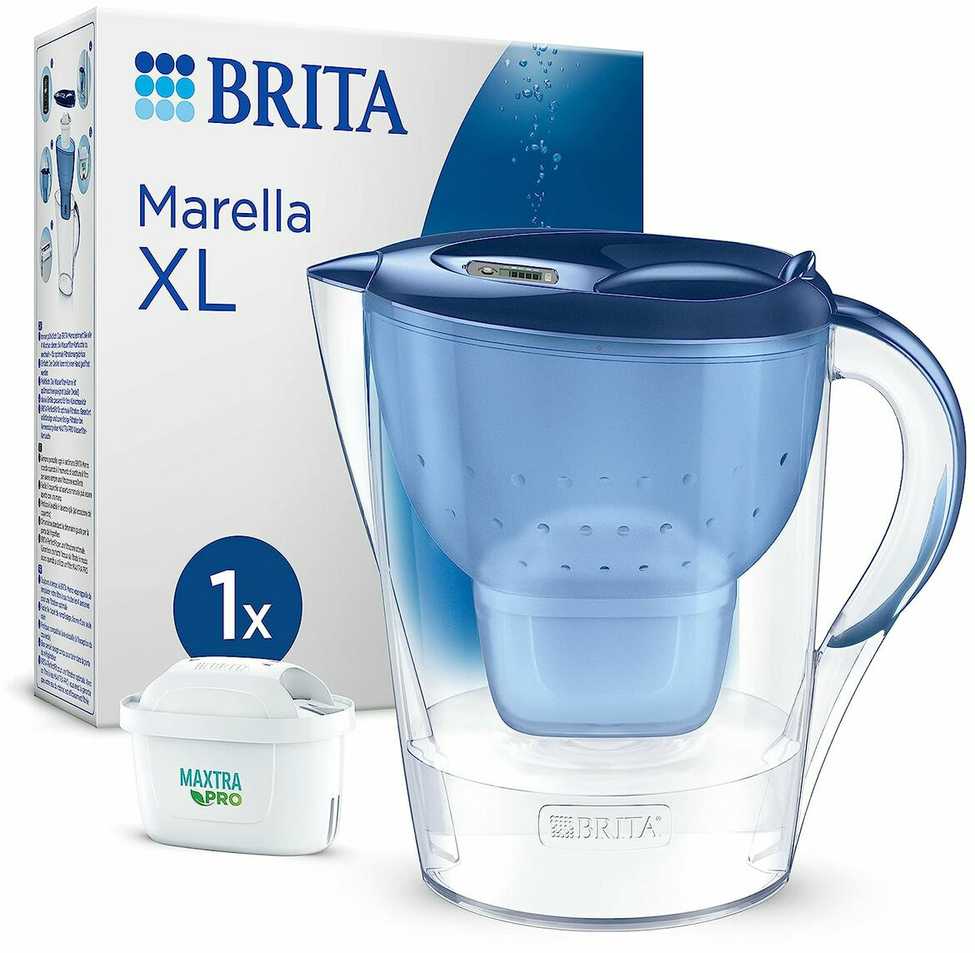 Brita Carafe filter Marella Bleue XL (3.5l) included 1 Maxtra Pro All-1 cartridge