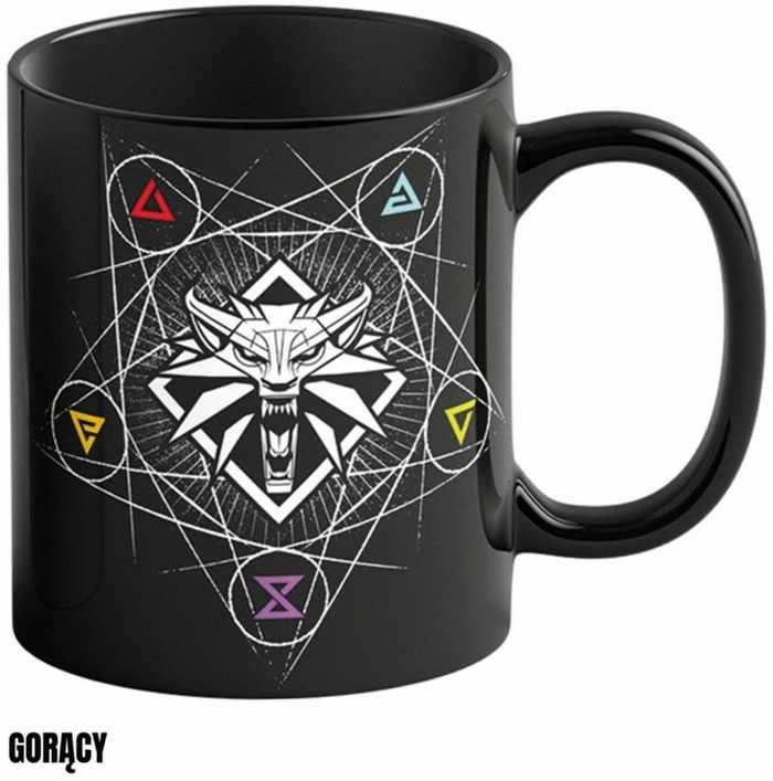 Good Loot The Witcher 3: Witcher Signs puodelis | Reaguojantis į karštį 480 ml