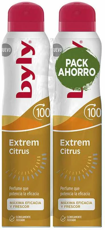 Byly Extrem Citrus dezodorantų rinkinys 2x200 ml