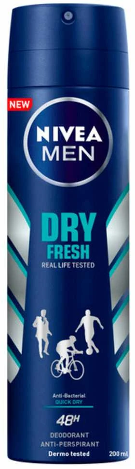 "Nivea Men Dry Fresh" dezodorantas purškiklis 200ml