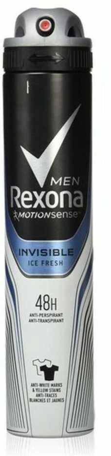 Rexona Invisible Ice Fresh vyrų dezodorantas su purkštuku