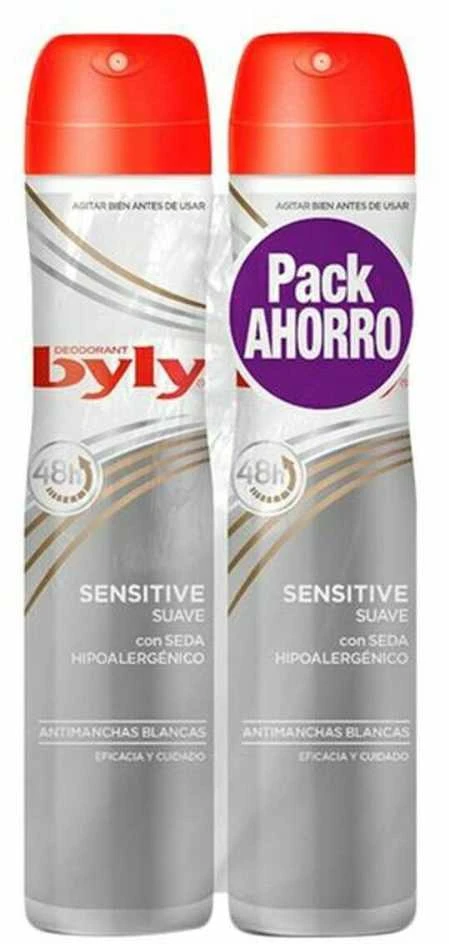 "Byly Sensitive" dezodorantas purškiklis 2x200ml