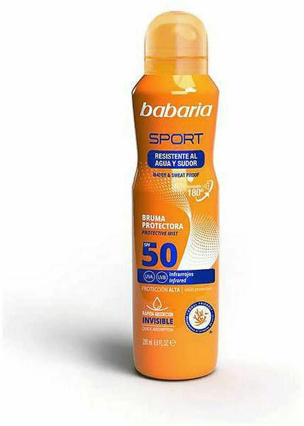 Babaria Sportas Apsauginė dulksna nuo saulės Spf50 purškalas 200ml