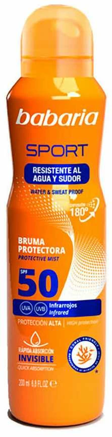 Babaria Sportas Apsauginė dulksna nuo saulės Spf50 purškalas 200ml