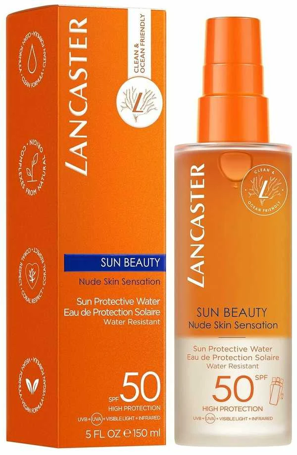 Lancaster Sun Beauty Nude Skin Sensation High Protection SPF 50 apsauga nuo saulės, 150 ml