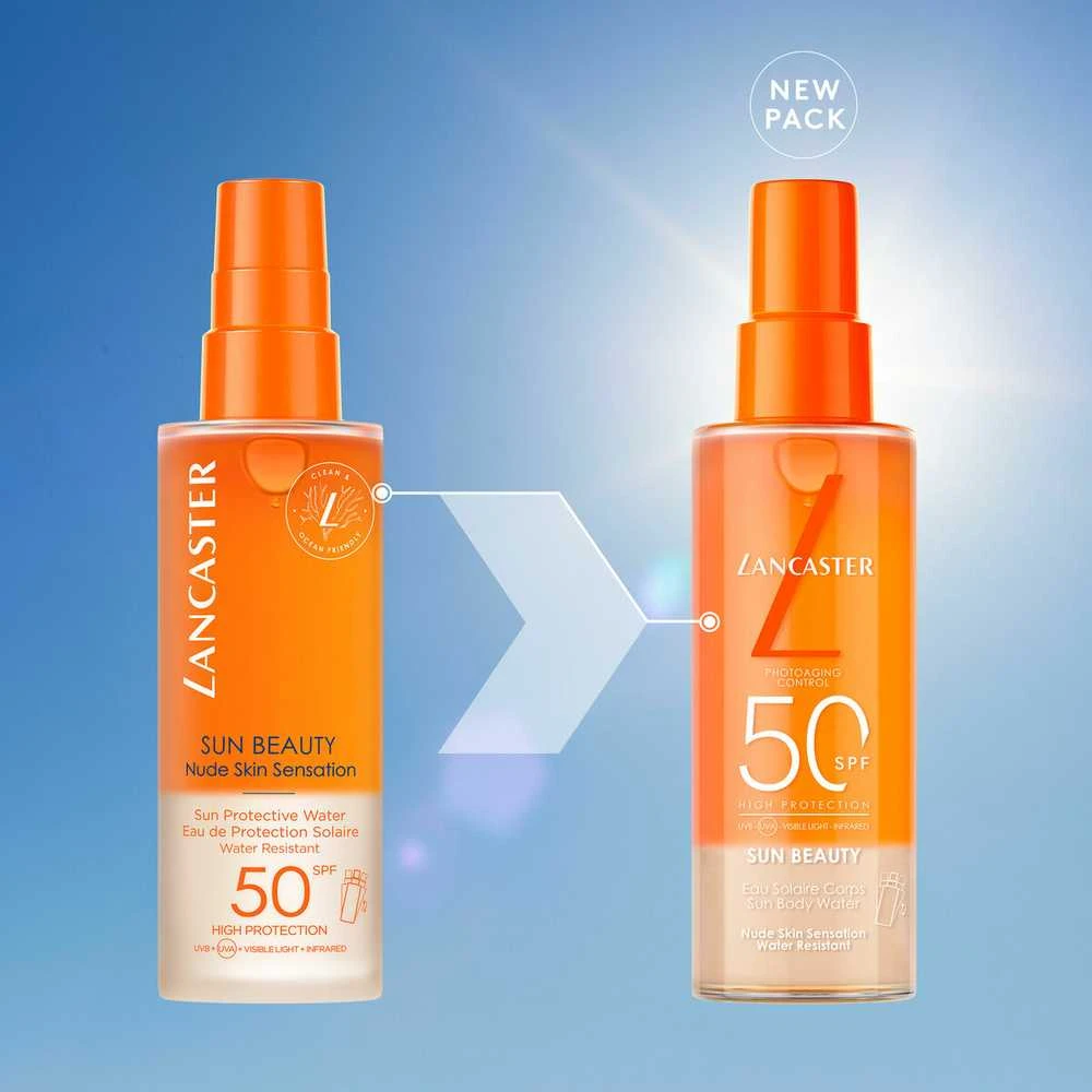 Lancaster Sun Beauty Nude Skin Sensation High Protection SPF 50 apsauga nuo saulės, 150 ml