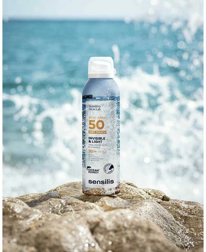 Sensilis kūno kremas nuo saulės Purškiklis Invisible & Light, 200 ml
