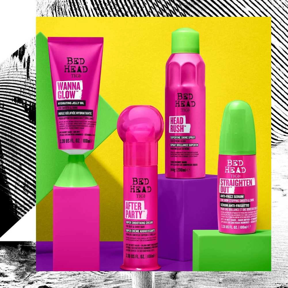 Tigi Bed Head Headrush Superfine Shine Purškiklis plaukų priemonė suteikianti spindesio 200ml