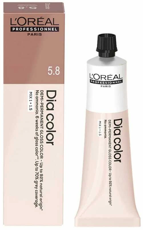 L'Oreal Dia Color dažų tūbelė su pakuote