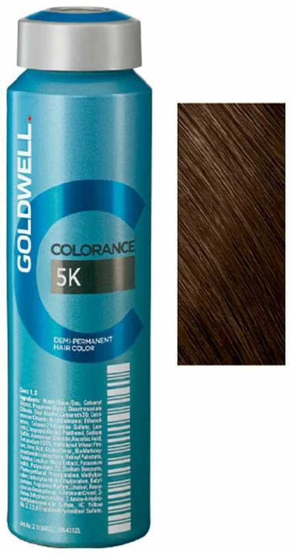 Goldwell Colorance 5K dažai su spalvos pavyzdžiu