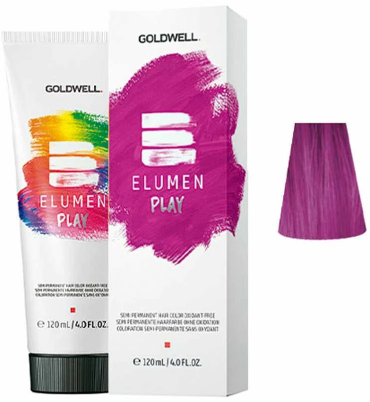 Goldwell Elumen Play rožiniai plaukų dažai 120 ml