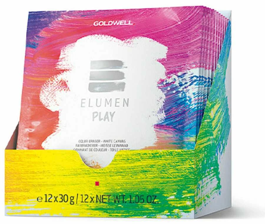 „Goldwell Elumen Play Eraser“ pusiau ilgalaikiai plaukų dažai, 12 vnt., 30 g