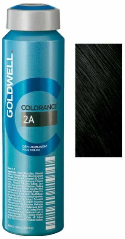 Goldwell Colorance 2A dažai su spalvos pavyzdžiu