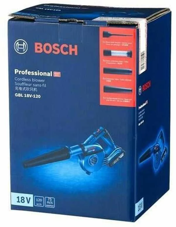 Pūstuvas Bosch GBL 18V-120 Professional 18V be akumuliatoriaus ir kroviklio