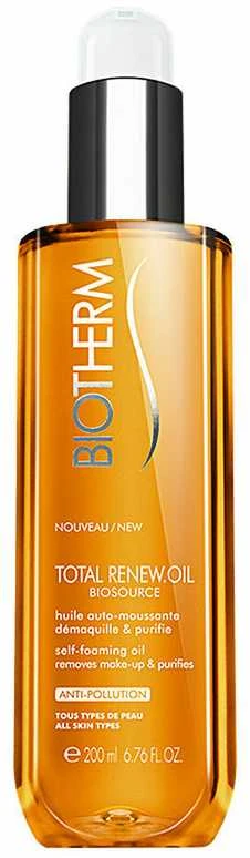 Biotherm Biosource Total Renew Oil Self Foaming valomasis veido aliejus, 200 ml