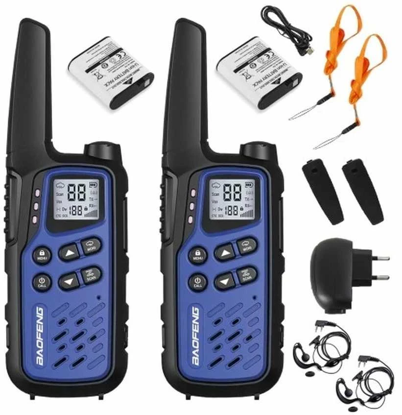 Dvkryptis Radijas - Baofeng Bf-t25e, Mėlynas