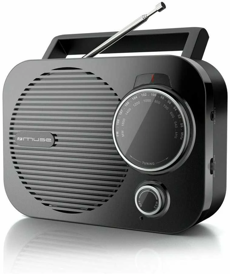 Muse | M-050 R | Portable radio | AUX in | Juodas