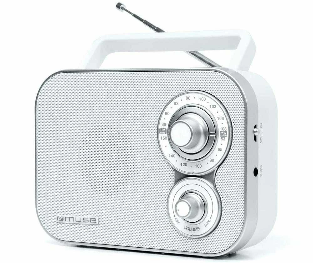 Muse M-051 RW Nešiojamasis radijas, Baltas