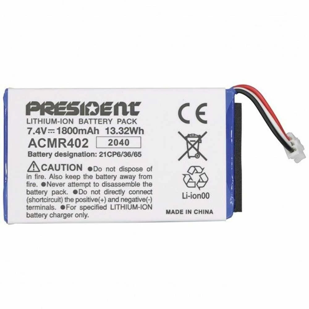 President Jerry ASC AM/FM CB Portable Radio Juodas