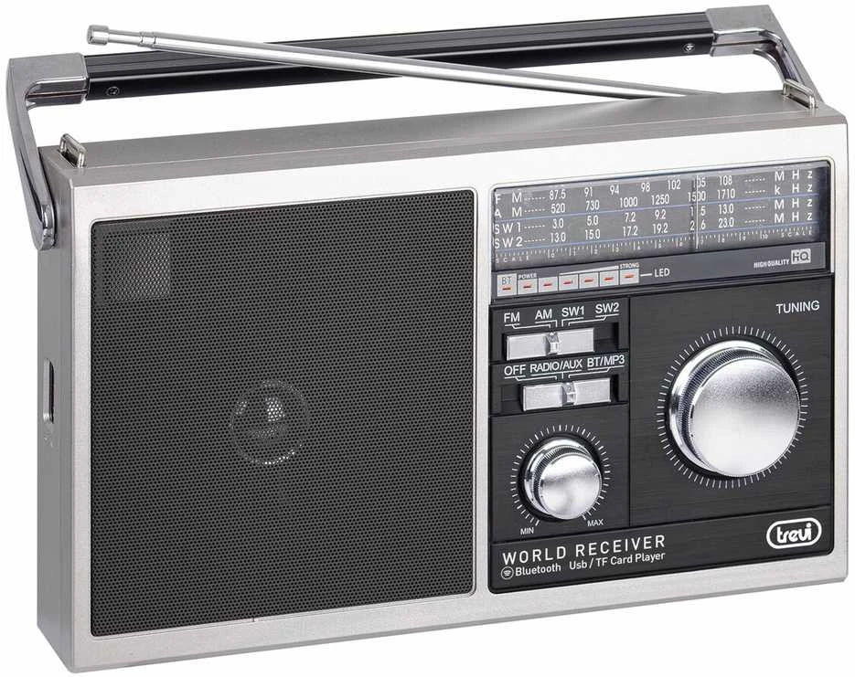 Radio Trevi Radio MB74910 metal pilka