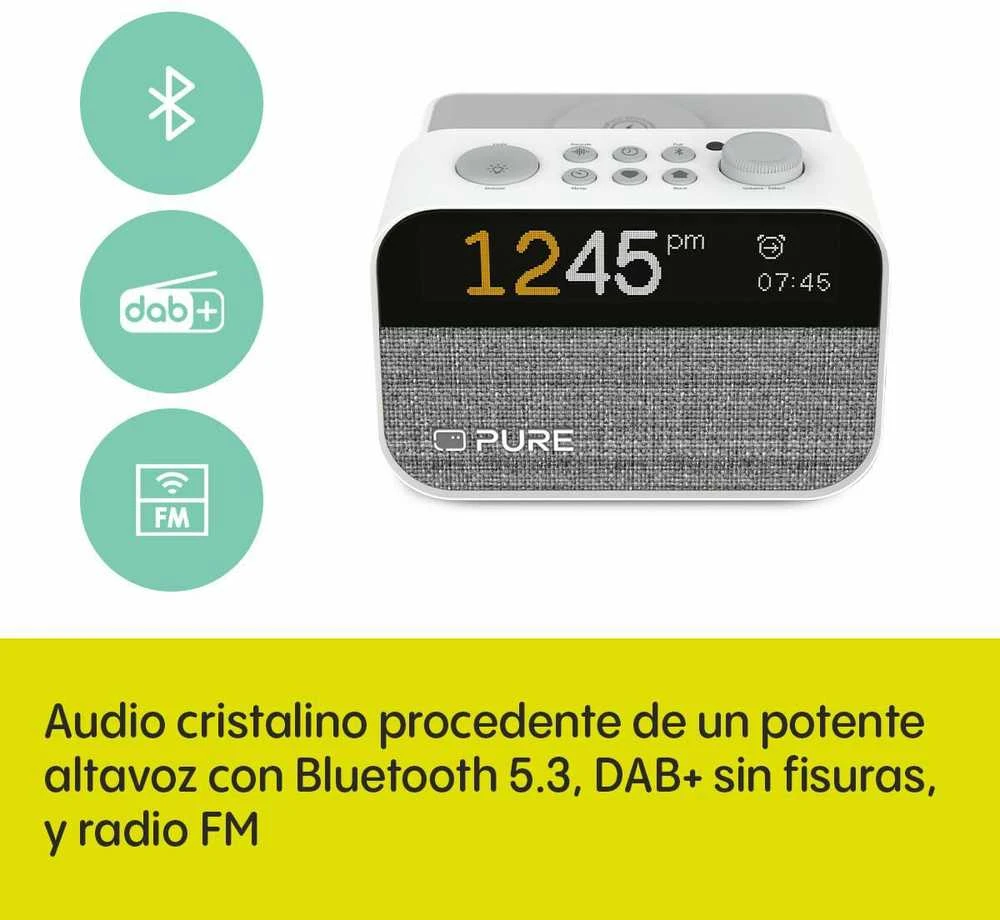 Radijo imtuvas su laikrodžiu Pure PURE MOMENT