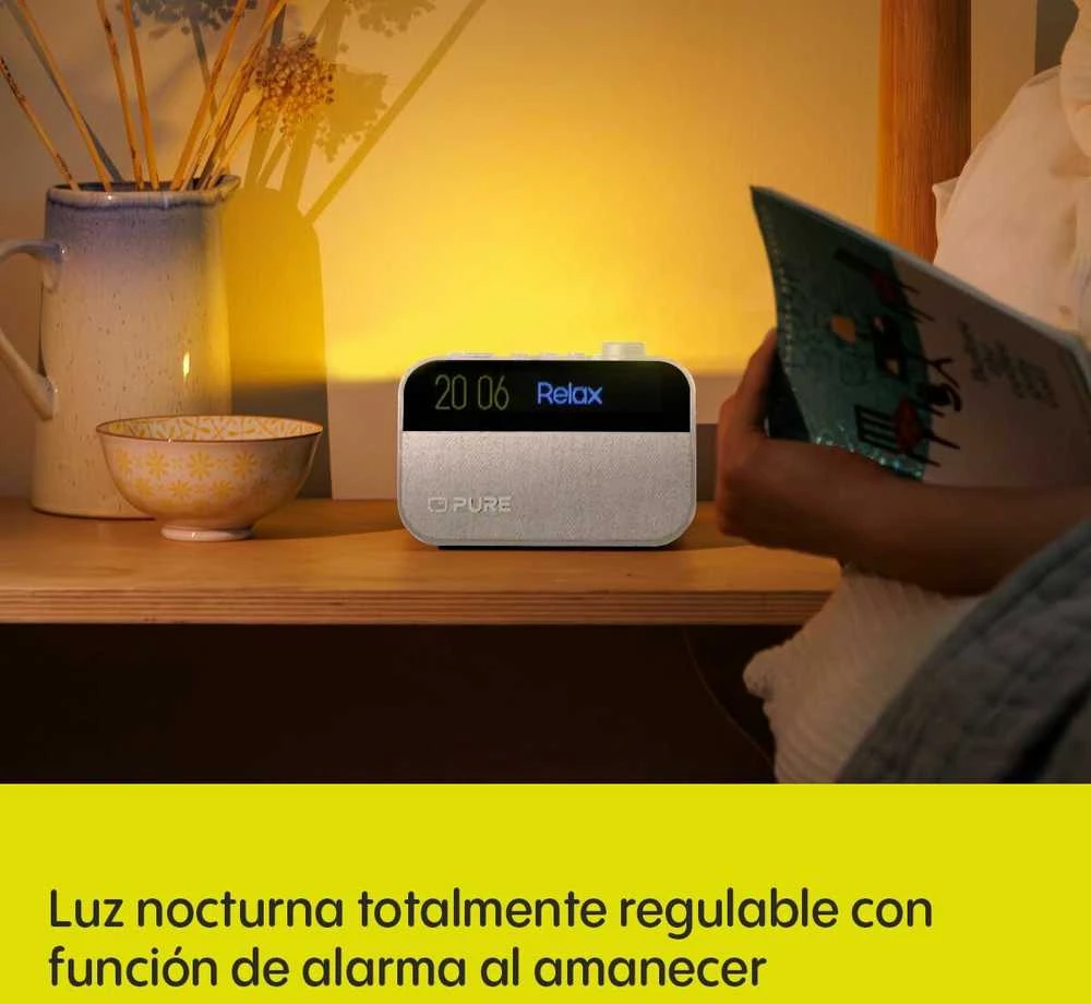 Radijo imtuvas su laikrodžiu Pure PURE MOMENT