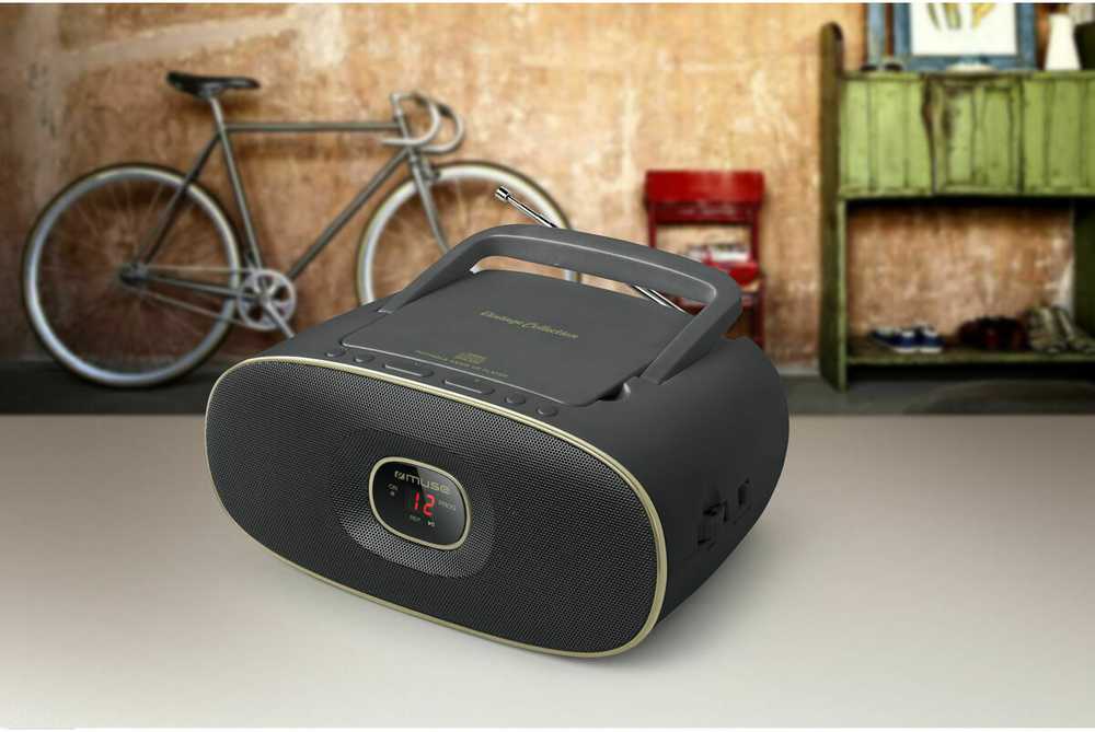 Muse Portable radio MD-202VT Juodas
