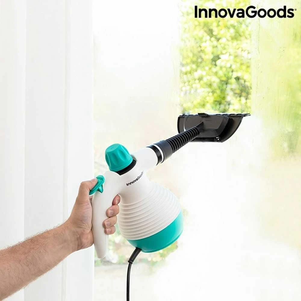 Garų valytuvas Universalus „9 viename“ rakinis garintuvas su priedais INNOVAGOODS STEANY 0,35 L 3 bar1000W