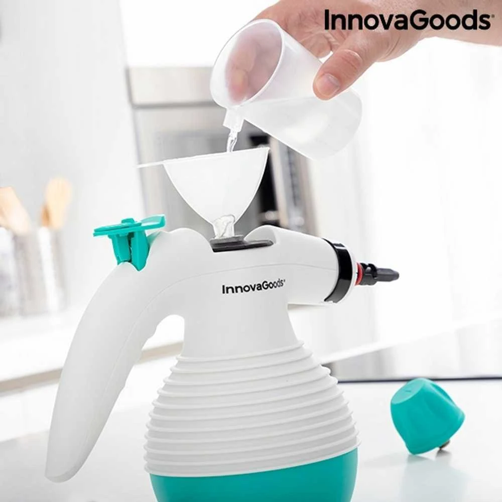 Garų valytuvas Universalus „9 viename“ rakinis garintuvas su priedais INNOVAGOODS STEANY 0,35 L 3 bar1000W