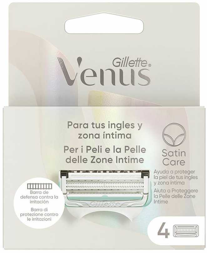 Gillette Venus Intima Cargador 4 Recambios