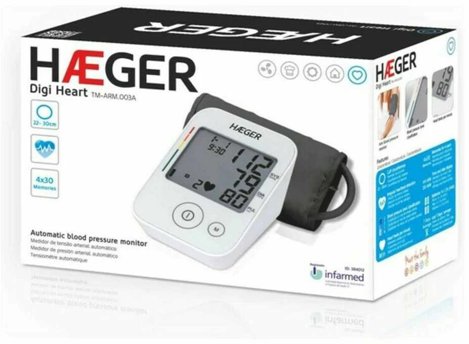 Kraujospūdžio matuoklis Haeger Haeger Digi Heart žasto kraujospūdžio matuoklis
