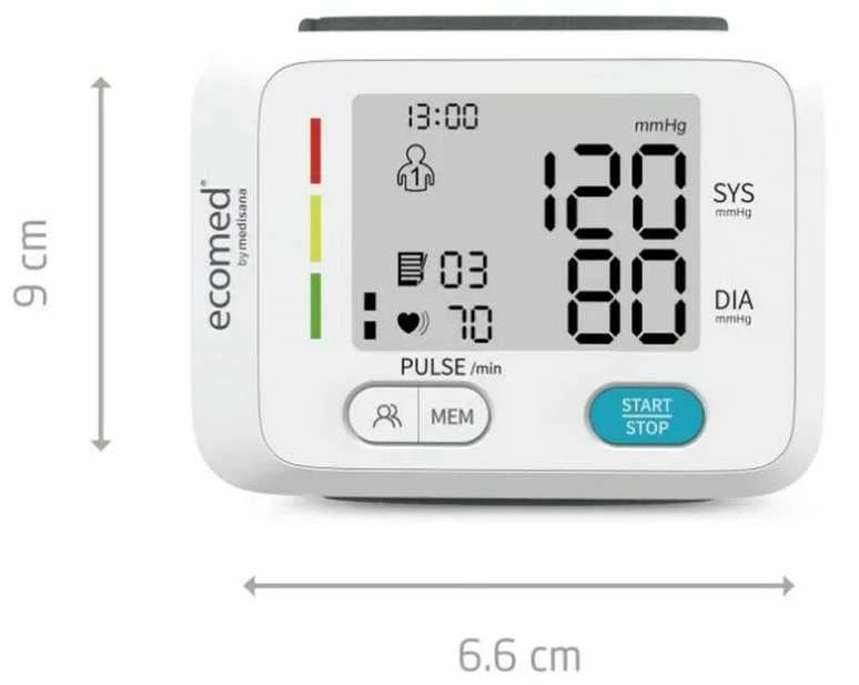 Riešo kraujospūdžio matuoklis Ecomed by Medisana BW-83E