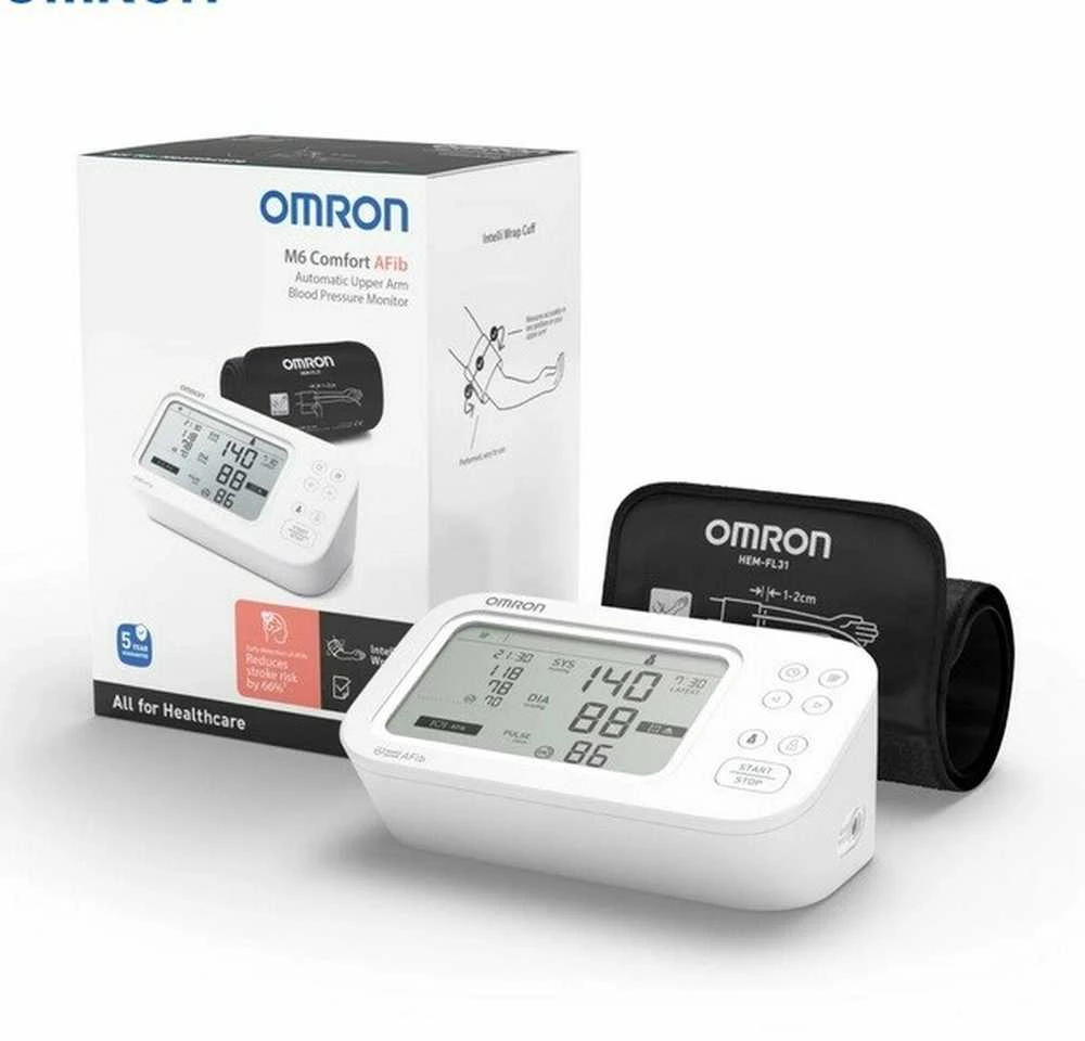 Omron HEM-7380-E kraujospūdžio matuoklis, žasto, automatinis, 2 naudotojai
