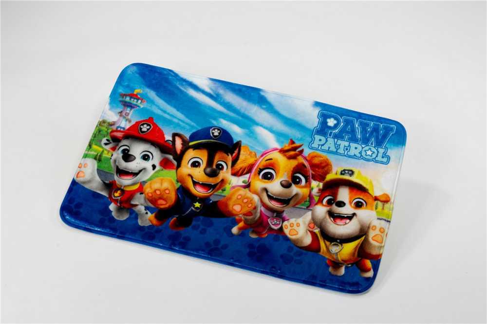 Rankšluostis Paw Patrol Rescue Mission vonios kilimėlis, su išėjimu vonios kambariui, 40x60 cm
