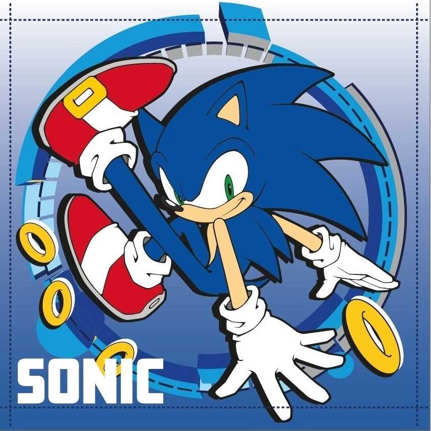 Rankšluostis Sega Sonic The Hedgehog set 2 cotton bath towels