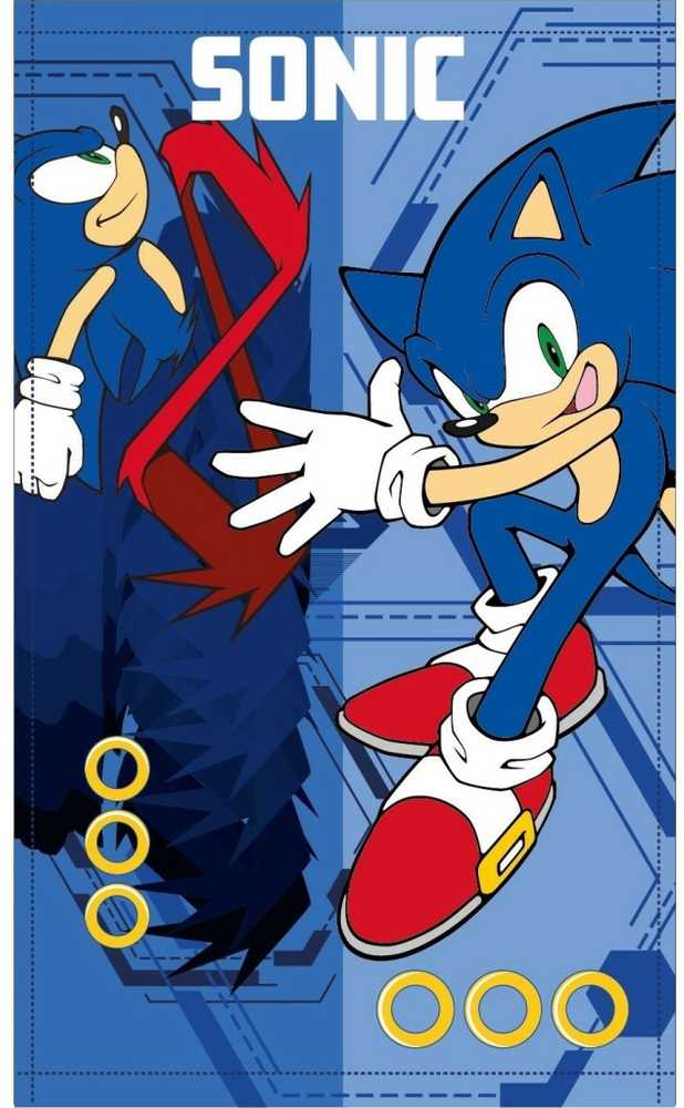 Rankšluostis Sega Sonic The Hedgehog set 2 cotton bath towels