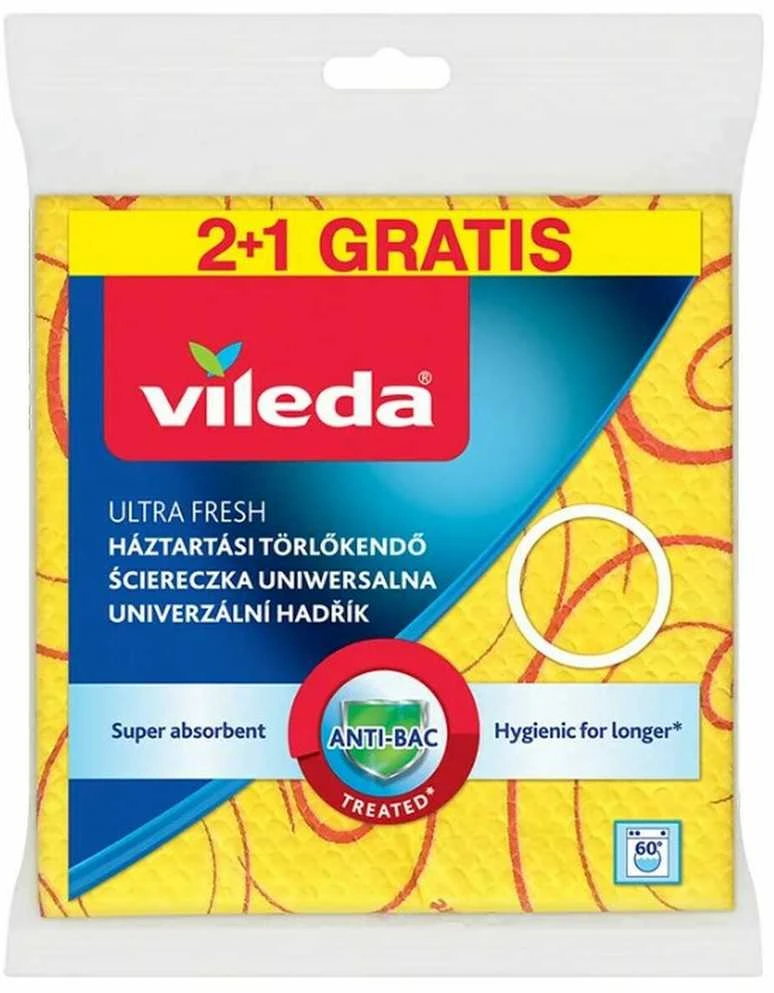 Universali šluostė Vileda 3D, 3vnt