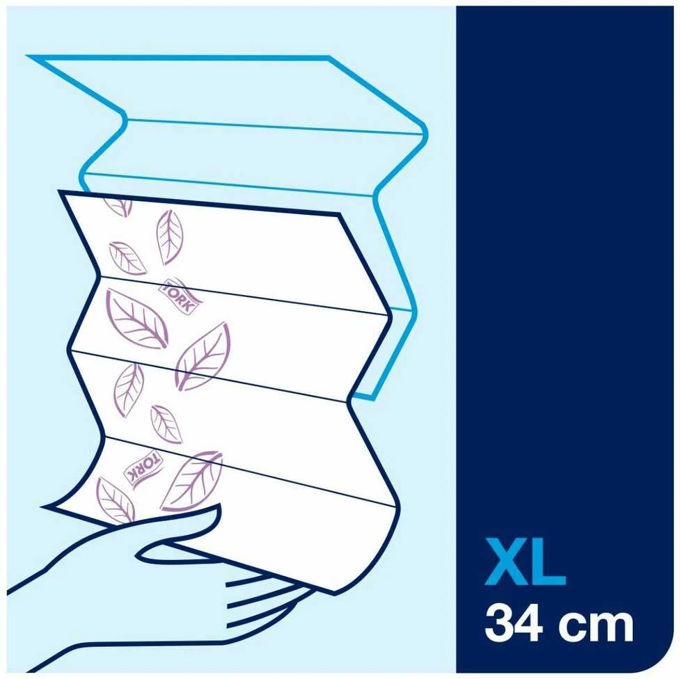 Lapelinis rankšluostinis popierius Tork Premium Extra Soft H2, 2 sl., 100 lap., 34x21,2cm, P,21vnt