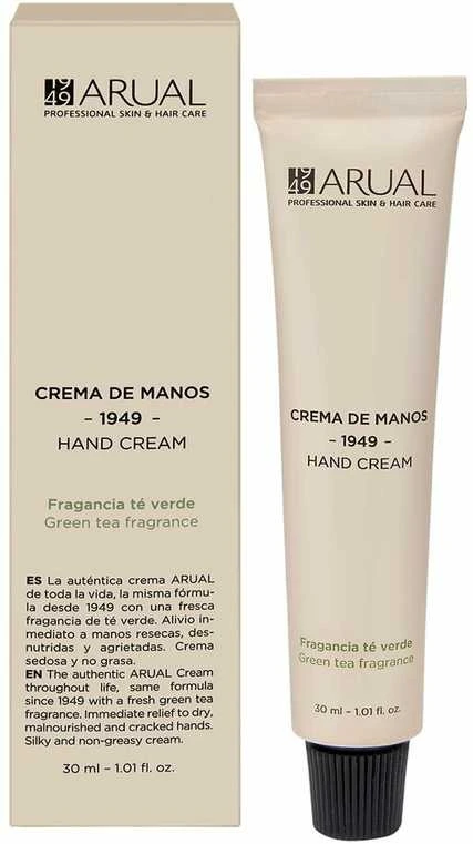 "Arual" rankų kremas -1949- Žaliosios arbatos aromatas 30ml