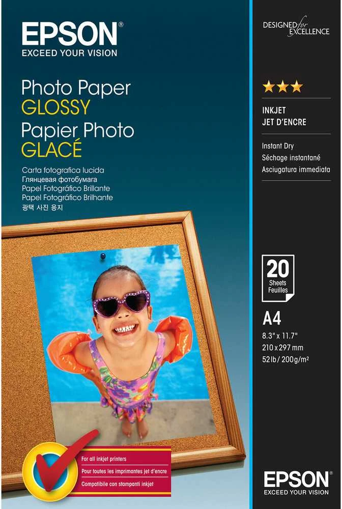 EPSON Photo Paper Glossy A4 20 lapų