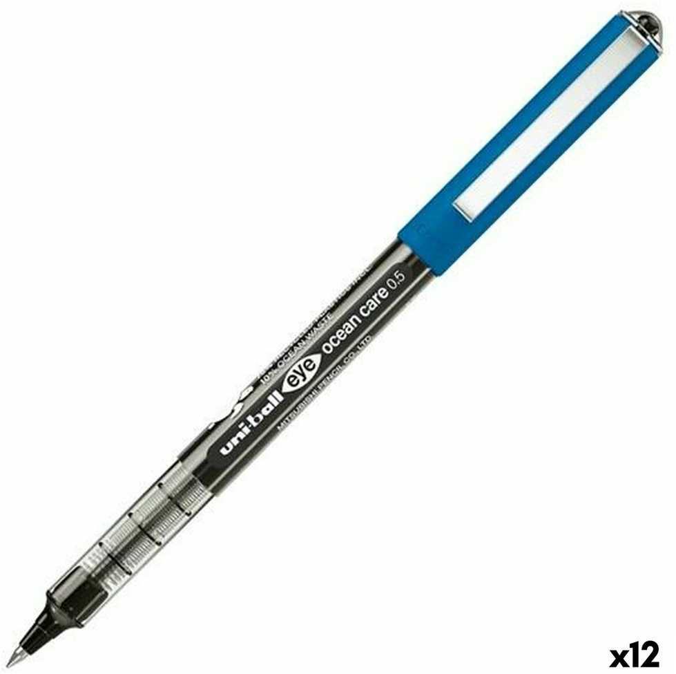 Uni Mitsubishi Pencil Uni Mitsubishi Pieštukas Ritinukas, Uni-Ball Eye UB-150 Recycled Ocean Pen, 0,5 mm, įvairių spalvų