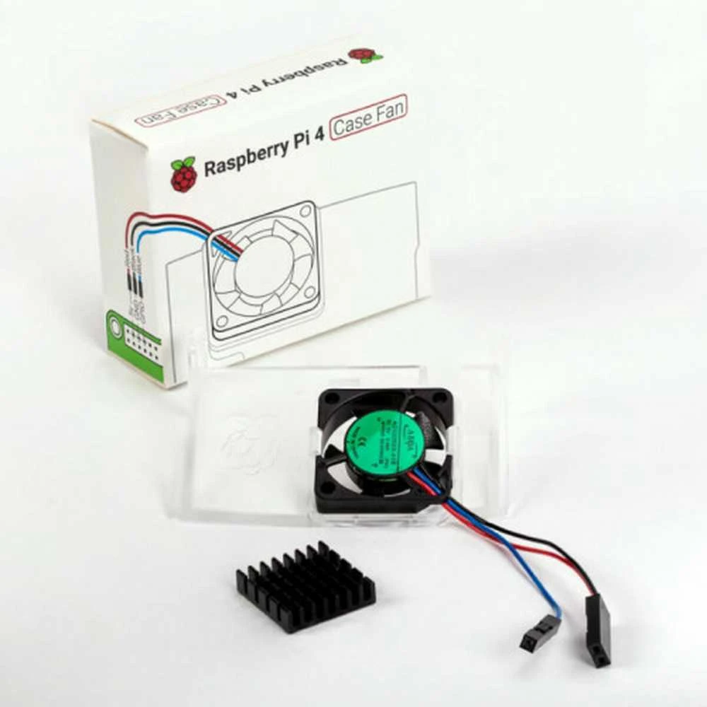 Ventiliatorius skirtas oficialiam Raspberry Pi 4B dėklui
