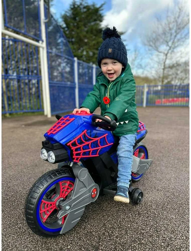 Huffy SPIDER-MAN 7.2V vaikų elektrinis motociklas