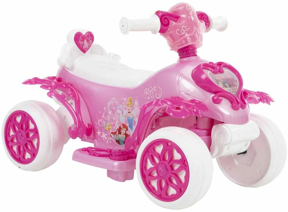 Huffy Princess BUBBLE keturratis, 7,2 V, rožinis