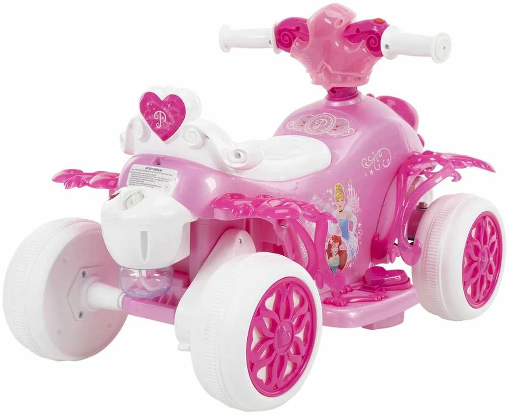 Huffy Princess BUBBLE keturratis, 7,2 V, rožinis