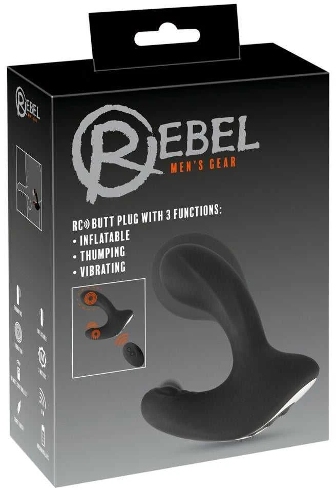 „Rebel RC Butt Plug“ su 3 funkc
