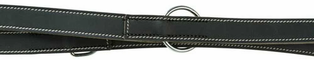 TRIXIE Rustic rieb. odos pritaikomas pavadys Heartbeat, M-L 2m/20mm, juodas